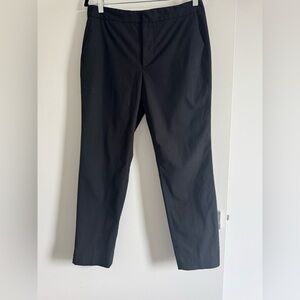 Zara Classic Black High-Waist Ankle Trousers – Size 6